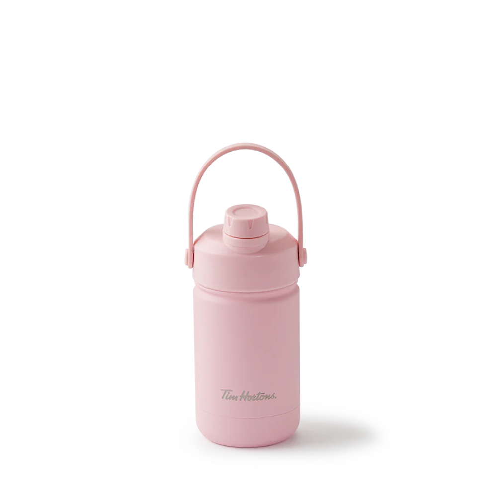 12ozStainlessSteelWaterBottle-Pink1_b10768f2-bbaf-4357-91e4-b6bc63be533a 12oz Stainless Steel Water Bottle - Pink - Image 1