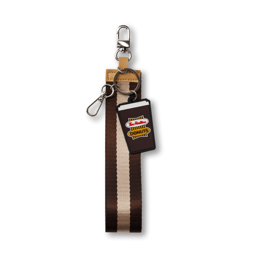 retro-logo-keychain-silicon-charm-front-1-1000px_1 Retro Logo Keychain with Silicone Charm - Image 1